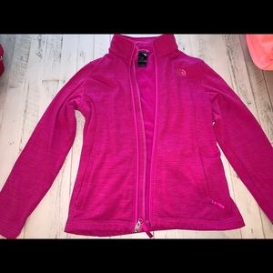 Pink North Face jacket